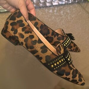 J Crew Calf Hair flats